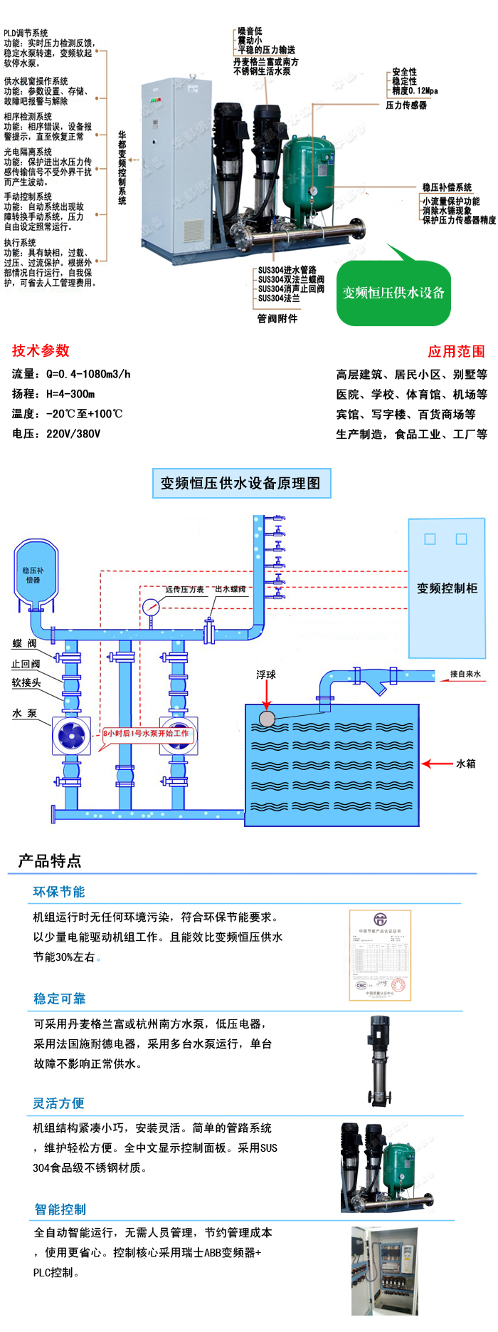 湖北鄂州变频恒压供水设备厂家五大品牌盘点 机械栏目聚焦供水设备选型指南